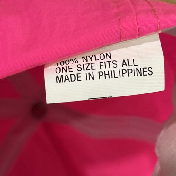 VTG Maytag Logo Snapback Hat Cap Neon Pink Cord Detail Promo Nylon - Picture 9 of 9